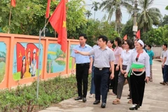 Mô hình “đường cây, đường hoa” do nhân dân thôn Yên Ninh, xã Nho Quan, tỉnh Ninh Bình sáng tạo.