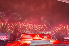 Mãn nhãn với màn bắn pháo hoa tổng duyệt chương trình chào mừng Đại hội XIV của Đảng