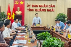Tỉnh Quảng Ngãi tập trung khó khăn, vướng mắc các dự án phát triển năng lượng.