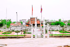 Đền thờ Khúc Thừa Dụ ở thôn Cúc Bồ.