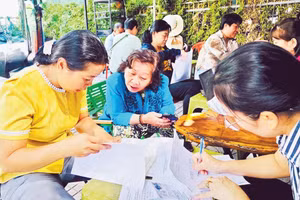 Mô hình “cà-phê dịch vụ công số” của phường An Phú Đông.