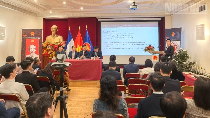 Tọa đàm không chỉ là dịp để trí thức kiều bào tại Pháp chia sẻ tâm huyết và khát vọng cống hiến cho giai đoạn phát triển mới của dân tộc Việt Nam.