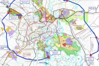 Hướng tuyến dự án Vành đai 4 Thành phố Hồ Chí Minh.