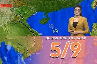 [Video] Dự báo thời tiết ngày 5/9/2025: Bắc Bộ và Trung Bộ nắng ráo 