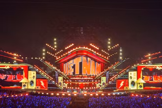Hình ảnh đại nhạc hội V Concert diễn ra vào tối 9/8/2025 tại Trung tâm Triển lãm Việt Nam (Đông Anh, Hà Nội)