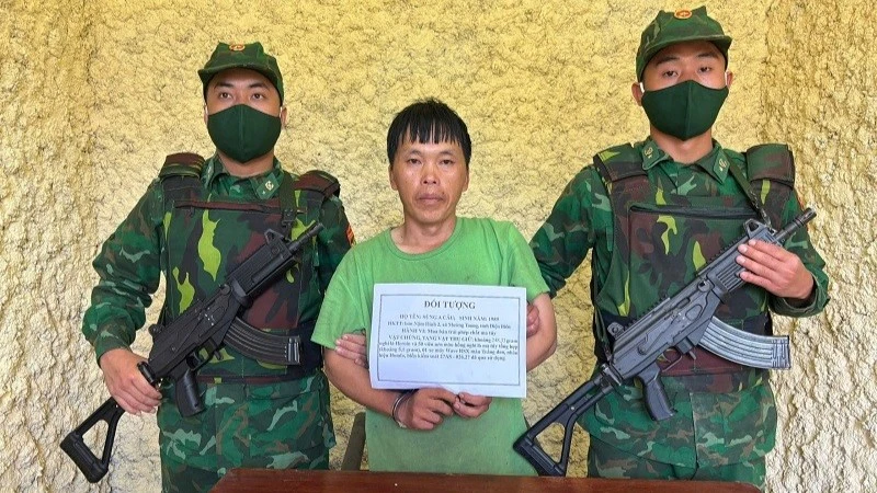 Bắt đối tượng vận chuyển heroin và ma túy tổng hợp tại Điện Biên