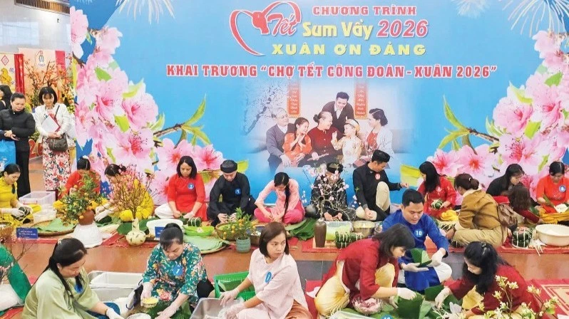 Công đoàn chăm lo Tết ấm cho hàng triệu lao động khó khăn trên cả nước