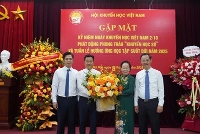 Hội Khuyến học Việt Nam phát động phong trào “Khuyến học số” nhân kỷ niệm 29 năm thành lập.