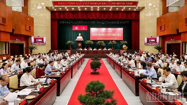 Quang cảnh hội nghị. (Ảnh: LINH BẢO)