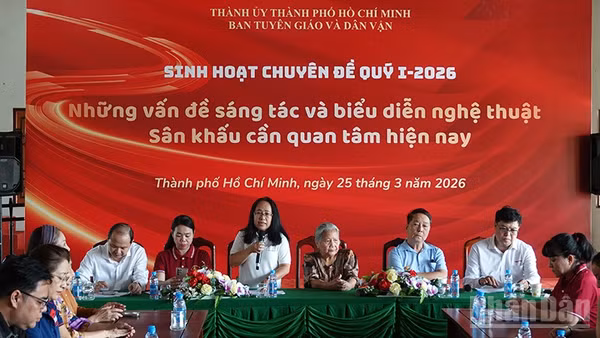 Quang cảnh buổi tọa đàm. (Ảnh: Linh Bảo)
