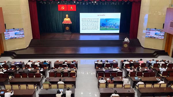 Toàn cảnh hội nghị. (Ảnh: MINH HIỆP)