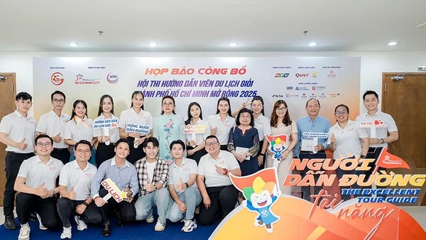 Một số thí sinh tham gia hội thi. (Ảnh: Sở Du lịch Thành phố Hồ Chí Minh)