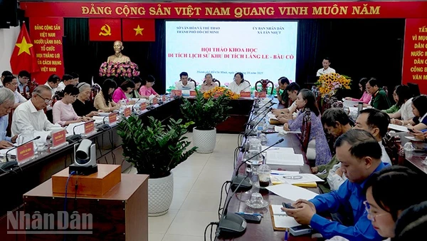 Quang cảnh hội thảo. (Ảnh: LINH BẢO)