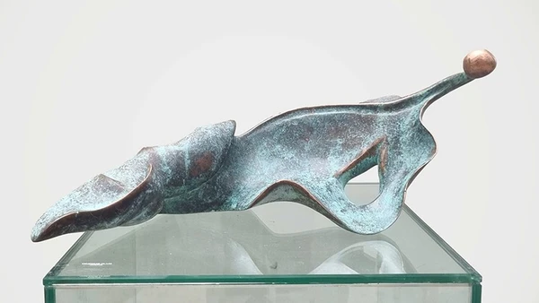 Một tác phẩm trong triển lãm "Ngẫm 2" của nhà điêu khắc Trần Việt Hưng. (Ảnh: Tác giả cung cấp)