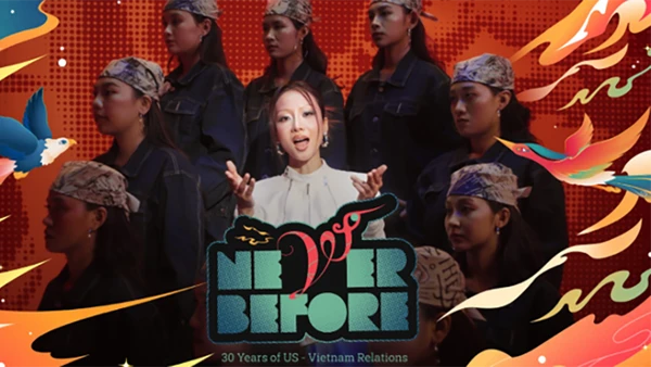 MV "Never Before” mang đến góc nhìn mới mẻ, tập trung vào giới trẻ, về một cột mốc ngoại giao đã định hình tiến trình của Việt Nam-Hoa Kỳ. (Ảnh: Vero)