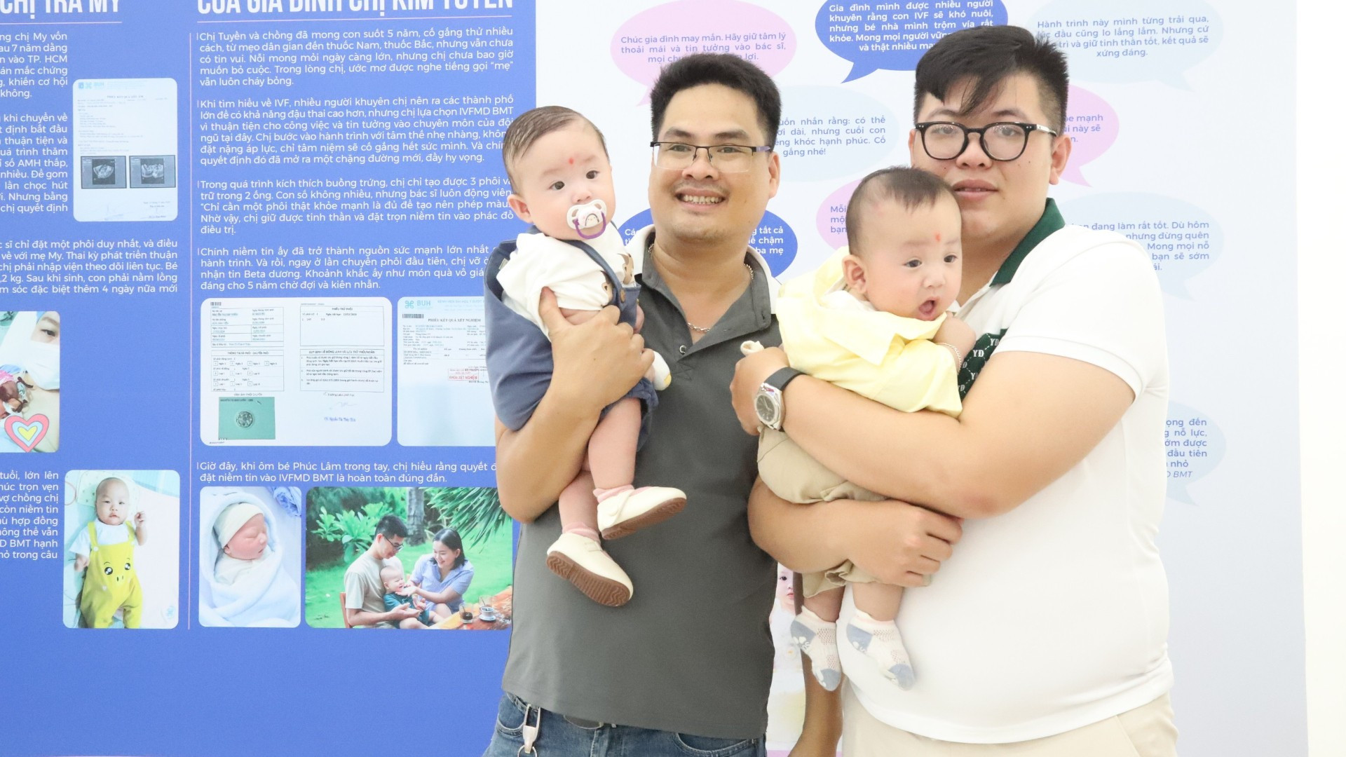 Các gia đình rất hạnh phúc khi các em bé chào đời bằng thụ tinh trong ống nghiệm đều kháu khỉnh, khỏe mạnh. img-2434-8711.jpg