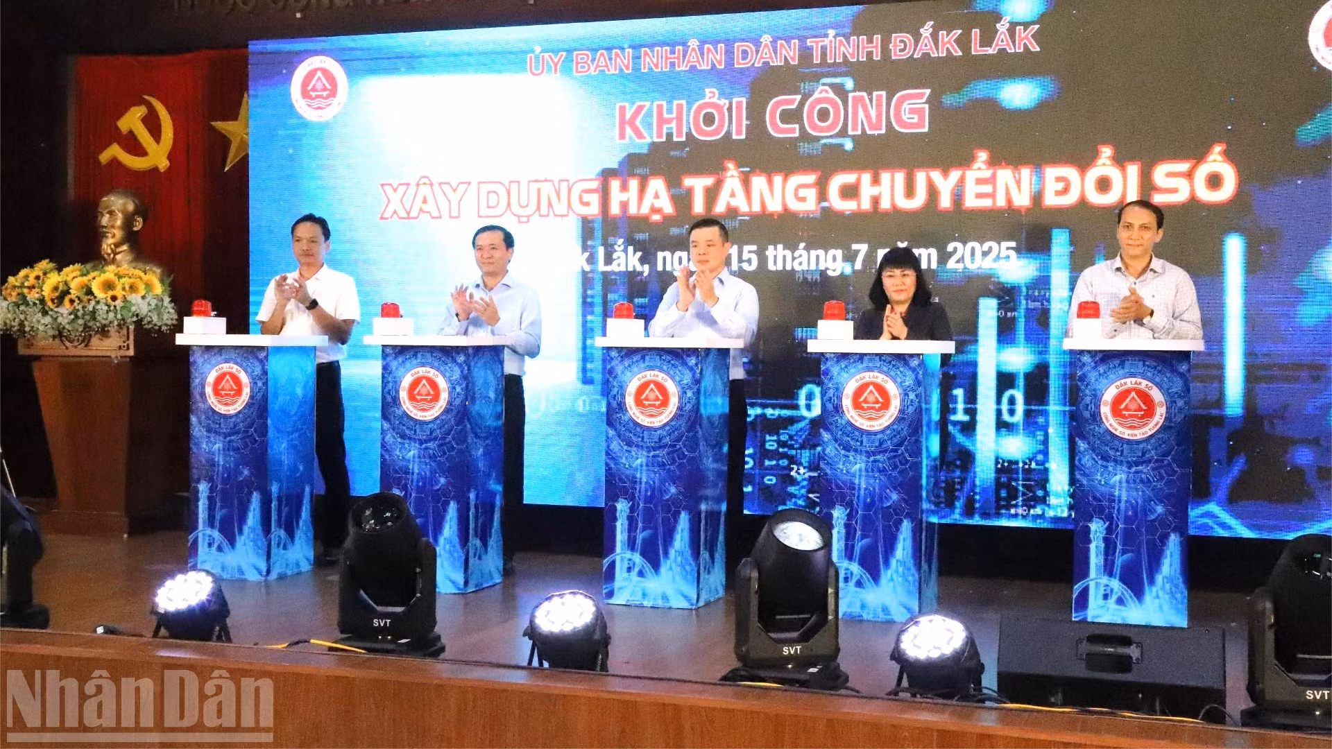 Ủy ban nhân dân tỉnh Đắk Lắk khởi công xây dựng hạ tầng chuyển đổi số vào tháng 7/2025.