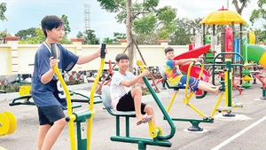 Khu vui chơi, thể thao thôn Lương Xá, xã Hiệp Cường, tỉnh Hưng Yên.