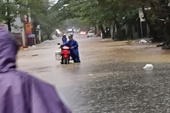 Toàn phường Thủy Xuân có 24/32 tổ dân phố bị ngập.