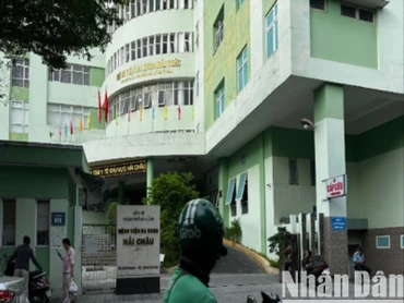 Trung tâm Y tế khu vực Hải Châu, thành phố Đà Nẵng. (Ảnh: ANH ĐÀO)