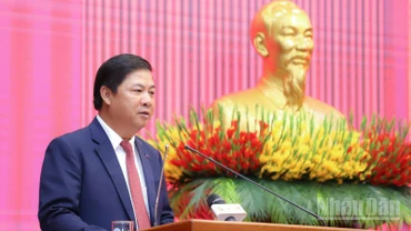 Tân Bí thư Thành ủy Đà Nẵng Lương Nguyễn Minh Triết. (Ảnh: ANH ĐÀO)