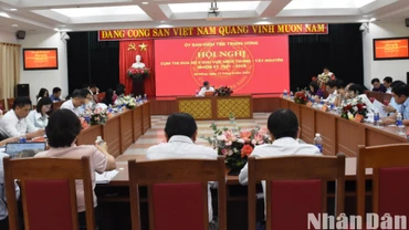 Quang cảnh hội nghị chiều 13/6. (Ảnh: ANH ĐÀO)