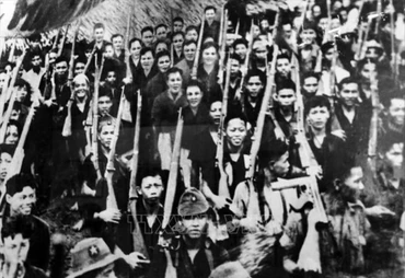 Nhân dân Cần Thơ khởi nghĩa giành chính quyền, ngày 26/8/1945. (Ảnh Tư liệu TTXVN)