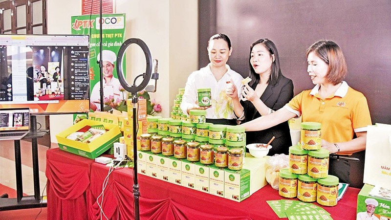Công ty cổ phần PKT VIETNAM (xã Tiên Du) ứng dụng công nghệ số trong sản xuất, kinh doanh.