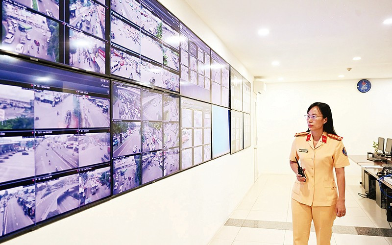 Quản lý giao thông bằng công nghệ mang lại nhiều hiệu quả cho thành phố.