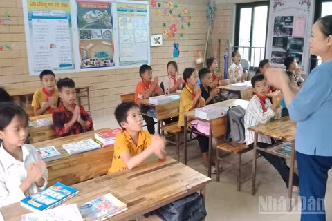 Năm học mới đến rất gần, nhưng so với nhu cầu, tỉnh Thái Nguyên còn thiếu giáo viên và nhân viên với số lượng lớn. (Ảnh: THẾ BÌNH)