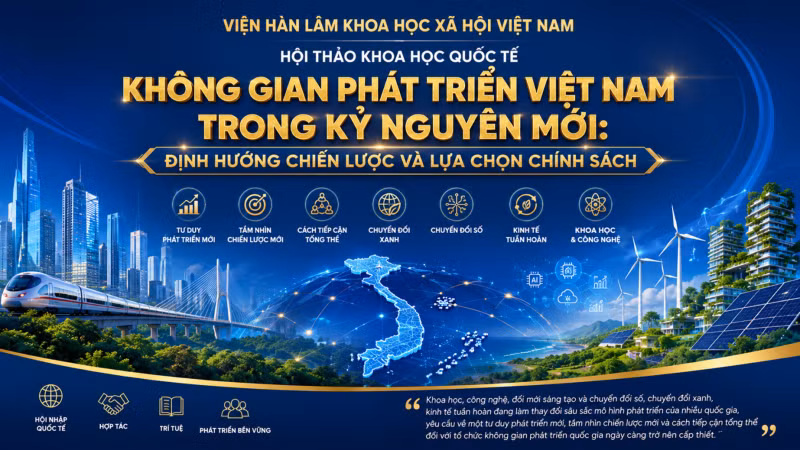 Sự kiện do Viện Hàn lâm Khoa học xã hội Việt Nam tổ chức tại Hà Nội.