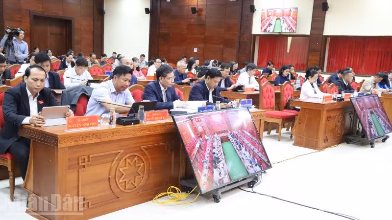 Các đại biểu dự kỳ họp.