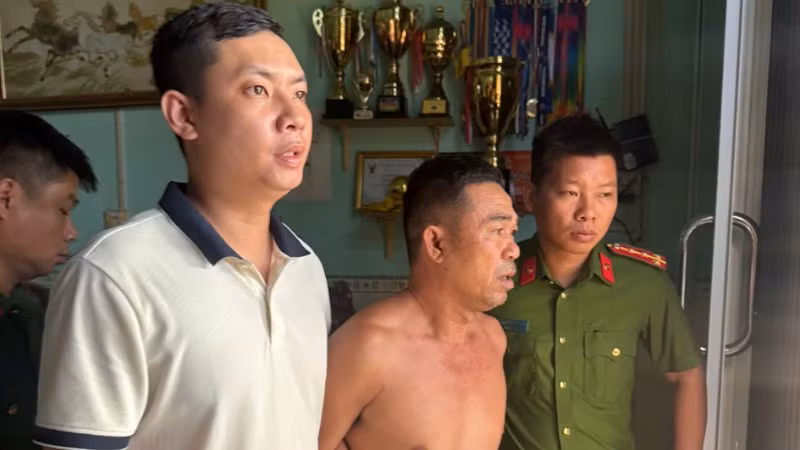 Cơ quan Cảnh sát điều tra Công an tỉnh Đắk Lắk bắt giữ các đối tượng trong đường dây. (Ảnh: Công an tỉnh Đắk Lắk)
