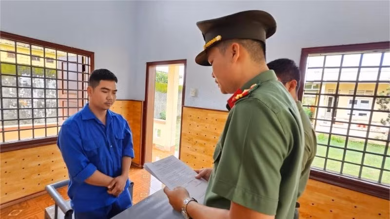 Cơ quan an ninh điều tra, Công an tỉnh Đắk Lắk đã khởi tố bị can và bắt giam đối với Trần Thế Huy. (Ảnh: Công an cung cấp)