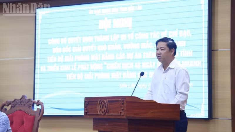 Bí thư Tỉnh ủy Đắk Lắk Lương Nguyễn Minh Triết phát biểu chỉ đạo tại buổi lễ.