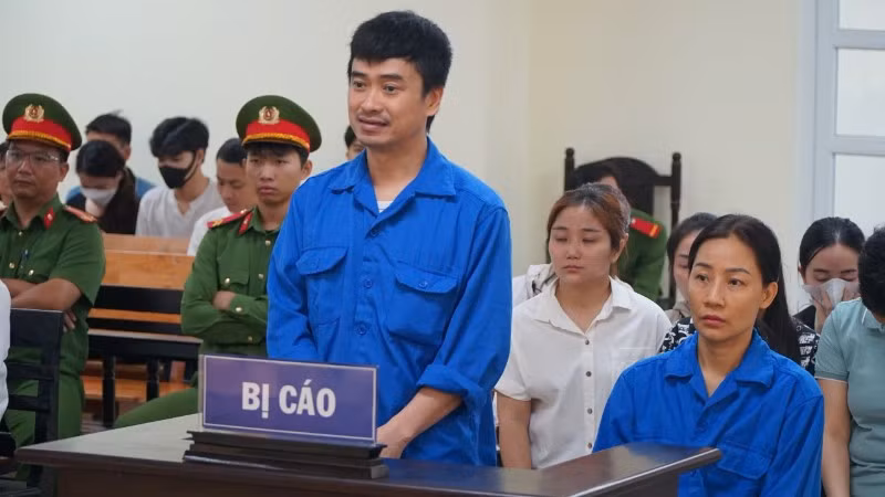 Bị cáo Phan Quốc Việt tại phiên tòa sơ thẩm.