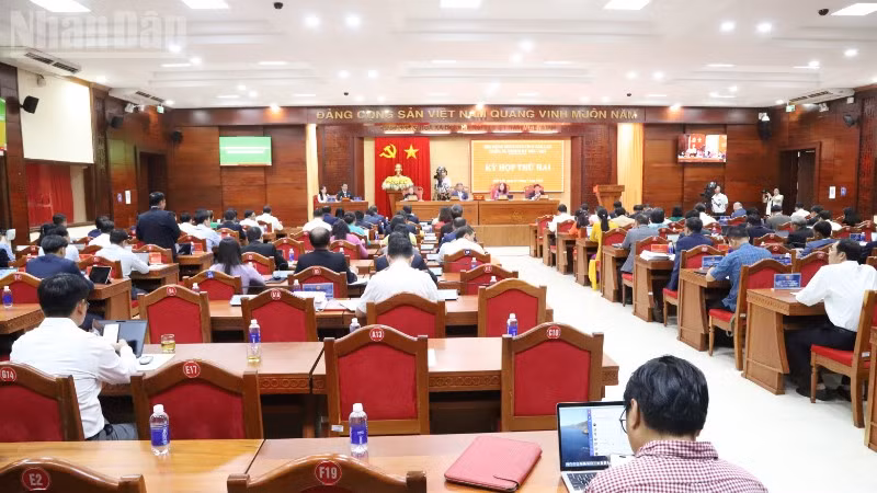 Quang cảnh kỳ họp.