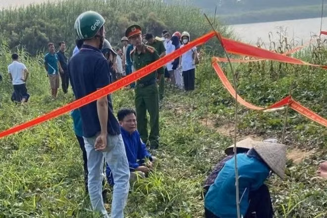 Đoạn sông nơi xảy ra vụ việc.