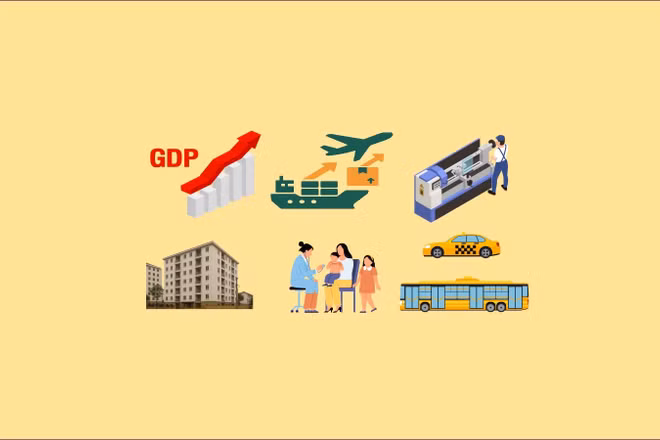 [Infographic] Chỉ tiêu phát triển kinh tế-xã hội chủ yếu năm 2026 của Hà Nội