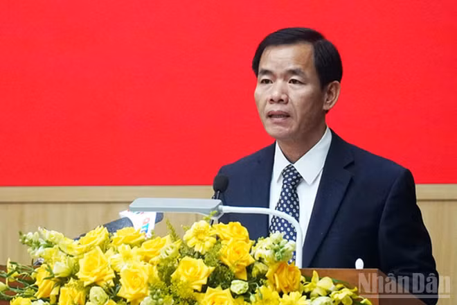 Đồng chí Nguyễn Văn Phương, Ủy viên Trung ương Đảng, Bí thư Tỉnh ủy Quảng Trị.