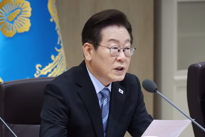 Tổng thống Hàn Quốc Lee Jae Myung. (Ảnh: Yonhap/TTXVN)