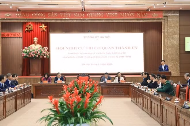 Quang cảnh hội nghị sáng 13/1.