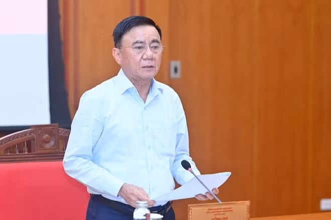 Đồng chí Trần Cẩm Tú, Ủy viên Bộ Chính trị, Thường trực Ban Bí thư. (Ảnh: ĐĂNG KHOA)