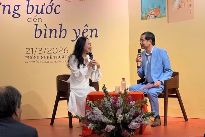 Không gian buổi gặp gỡ và chia sẻ.