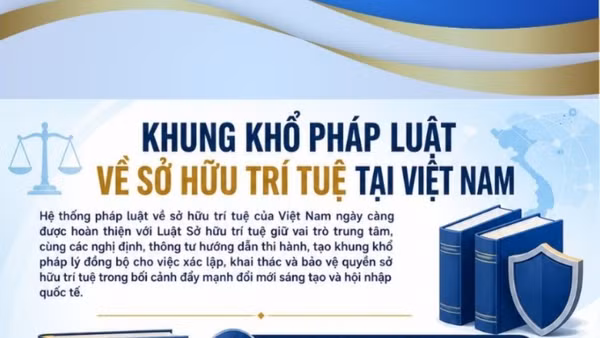 [Infographic] Khung khổ pháp luật về sở hữu trí tuệ tại Việt Nam