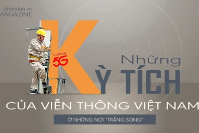 Nhân viên kỹ thuật Movitel.