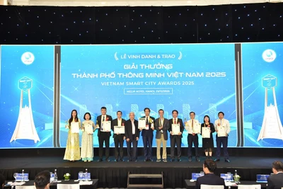 Trao Giải thưởng Thành phố thông minh 2025.
