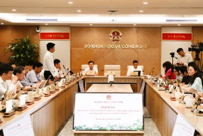 Bộ Khoa học và Công nghệ tổ chức họp báo giới thiệu nội dung cơ bản của 5 Luật vào chiều 7/7.