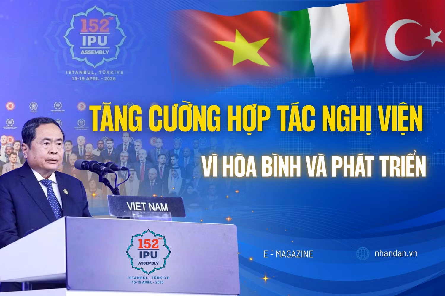 Tăng cường hợp tác nghị viện vì hòa bình và phát triển