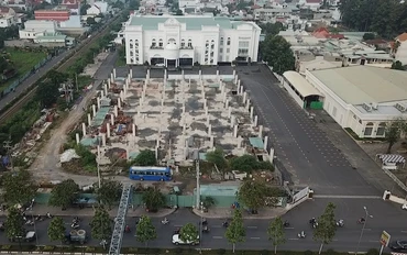 Toàn cảnh Dự án khu phức hợp thương mại dịch vụ và căn hộ cao cấp.